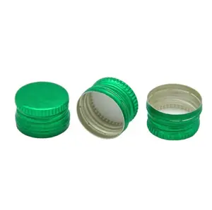 Screw Aluminum Cap 28mm Bottles Silver Crown Seal Aluminium Hot Fill 28mm. Lids for Energy Drinks