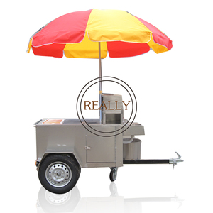 OEM Kích Thước Nhỏ Thiết Kế Mới Bán Nóng Thức Ăn Nhanh Xe Đẩy Thực Phẩm Ba Bánh Thực Phẩm Di Động Giỏ Để Bán - Product Image 1