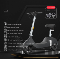 Scooter Eléctrico Plegable Portátil Chino Importado con Asiento, Apto para Adultos, Motor de 560W, Frenos Electrónicos, Alcance de 40km