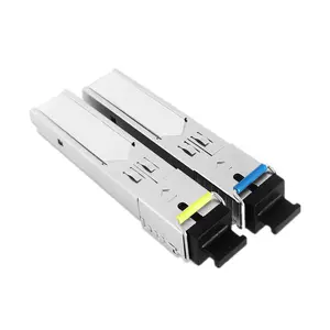 1.25G Één Vezel 1.25G 1550nm/1310nm 10Km Sfp Industriële Optische Zendontvangermodule Sc Connector Goedkope Prijs