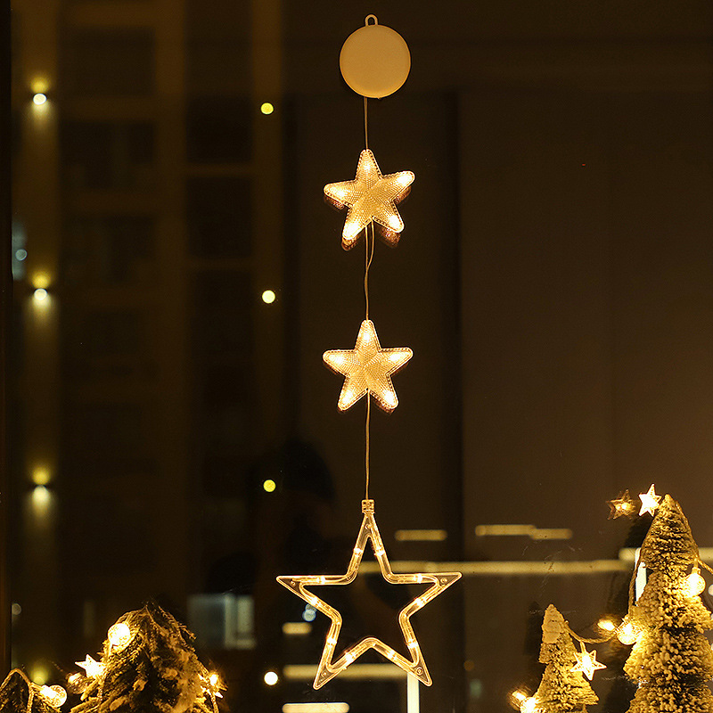 Warm white 2 Stars + Pentagon