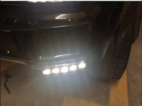 Haute qualité classe G W463 4*4 à B Style lèvre avant avec lumières LED classe G W463 pièces de voiture modification de mise à niveau de lèvre de pare-chocs avant