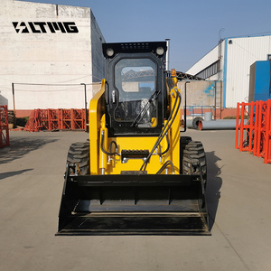 LTMG toprak taşıma makineleri yükleyici 75 HP güç 700kg 950kg 1050kg tekerlekli kızak nokta dönüşlü yükleyici burgu Mulcher 4 in 1 kova - Product Image 5