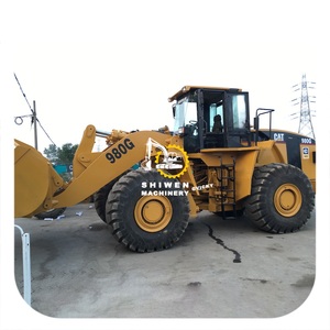 Chargeur sur pneus d'occasion certifié CE EPA Caterpillar CAT 980g Moteur de chargeur frontal 4x4 à bas prix, y compris 966h C-Vente de chargeur d'origine - Product Image 1