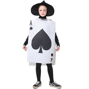 Disfraces de Halloween Alice Fantasy puesta en escena Unisex padre-hijo Poker naipes <span class=keywords><strong>Ace</strong></span> of Spades disfraz para niños adultos - Product Image 4