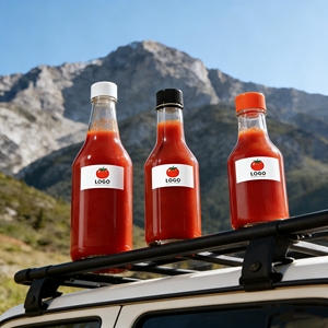 ขวดแก้วทรงกลมขนาด 90 มล. 150 มล. 250 มล. สำหรับซอสพริก ซอสมะเขือเทศ ซอสบาร์บีคิว 5 ออนซ์ พร้อมฝาเกลียว ขายส่ง - Product Image 4