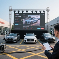 Vente en gros en usine P4.81 panneau d'affichage vidéo LED mobile extérieur IP65 cote 5V tension pour location de scène de concert