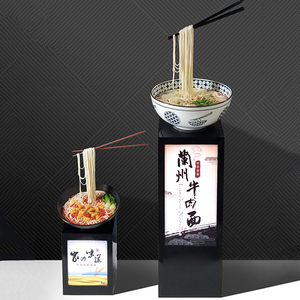 Modèle de simulation de nouilles mécaniques, ramen à levage automatique, boîte lumineuse électrique, modèle de nourriture japonaise factice - Product Image 3