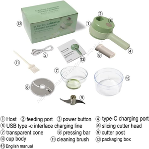 Ensemble de coupe-légumes manuel intelligent 4-en-1 pour la vente en gros - Product Image 5