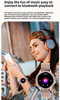 Nuevo Reloj Inteligente NX19 con Monitor de Frecuencia Cardíaca Fisiológica, Presión Arterial, Oxígeno en Sangre, Sueño, Llamadas Bluetooth, Deportivo para Mujer, de Acero Inoxidable