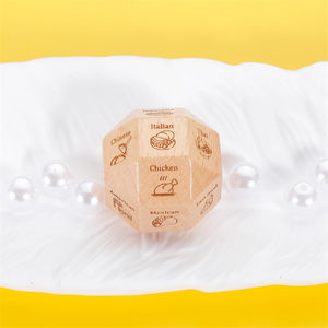 Cadeaux pour couples Dés de Noël au choix de la nourriture Cadeaux de la <span class=keywords><strong>Saint</strong></span>-<span class=keywords><strong>Valentin</strong></span> pour petit ami Petite amie Naughty Date Night Idea Wood Dice - Product Image 2