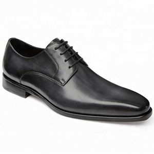 Chaussures en cuir à bout épais pour hommes, nouveau style britannique, chaussures de ville formelles en cuir véritable, design respirant - Product Image 3