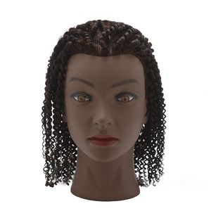 Extensiones de Peluca de cabello humano rizado Afro Toupee barato para hombres negros - Product Image 1