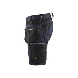 BLAKLADER - 159818608699C44 Pantalones cortos artesanos con elástico Azul marino oscuro/Negro-PANTALONES DE TRABAJO EAN 7330509838259 PANTALONES CORTOS DE TRABAJO - Product Image 4