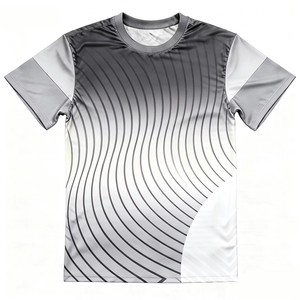 T-shirt de sport en maille respirante personnalisé avec logo pour homme, idéal pour le marathon, la course en plein air, le cross-country, l'entraînement estival, léger et anti-UV - Product Image 3