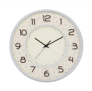 Relojes de Pared con Impresión de Flores Pequeñas y Rotas, Decoración de Hogar de Alta Gama, Relojes de Plástico Personalizados, Decoración de Pared para el Hogar - Product Image 1