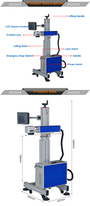 Assembly Line Conveyor Belt <strong>Co2</strong> Laser Marking Machine for Serial No. Mfg Date Lot No. Flying Laser Marking Machine - Product Image 4