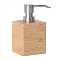 Dispensador de Jabón LUMINA Ecológico para el Hogar con Almohadillas Antideslizantes, Elegante Dispensador Manual para Baño, Cocina, Líquido para Platos, Sin Cadmio