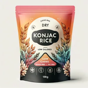 Diyet lifi yüksek kurutulmuş Konjac diyabetik pirinç ve düşük karbonhidrat diyetler için Ideal