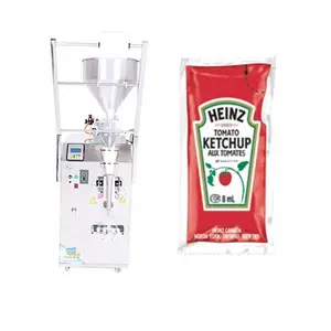 Máquina de embalagem de óleo vegetal ketchup, 100ml 300ml 500ml para emplastros