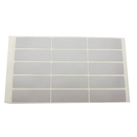 Autocollants à gratter couleur argent, autocollants à gratter rectangulaires, autocollants à gratter à décoller soi-même, autocollants pour cartes à gratter, vente chaude