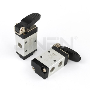 วาล์วควบคุมลมแบบกลไกชนิดกด JIN M3D110 06 วาล์วควบคุมลมแบบเข้า 1 ทาง ออก 2 ทาง วาล์วตัดลมแบบกลับด้าน - Product Image 2