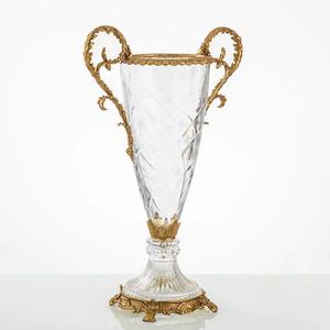 Di Rame puro Vaso Di Cristallo Europeo Americani di Lusso Fiore Dispositivo Da Tavolo Francese Disposizione Dei Fiori Siting Camera Portico <span class=keywords><strong>Arredamento</strong></span> - Product Image 4