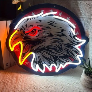 Eagle Brand Neon Light Eagle Letrero de neón para decoración de pared USB LED Signv Eagle Decoración de pared para Bar Pub Store - Product Image 4