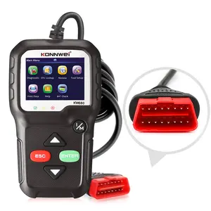 OBD2 סורק OBD רכב אבחון אוטומטי אבחון-כלי KONNWEI KW680 לקרוא ברור תקלות קודי שגיאה רוסית OBD2 רכב סורק