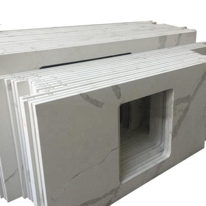 Solid Surface Countertops Granite Quartz <strong>Kitchen</strong> Countertop Stone <strong>Island</strong> Custom Cut Vanity Marble <strong>Table</strong> Top - Product Image 6