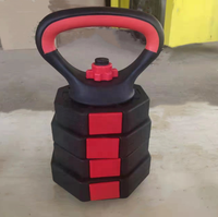 Haltères réglables 20kg, équipement de gymnastique, d'entraînement physique, ciment, kettlebell