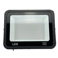 Projecteur LED SMD extérieur étanche IP65 50W 100W 200W 300W 400W à montage mural avec réflecteur fin en acier inoxydable