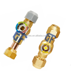 Vetro indicatore di umidità in rame per sistemi di refrigerazione aletta tubo scambiatore di calore tubo parti di refrigerazione - Product Image 1