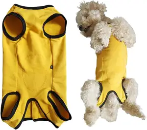 Qiqu, товары для домашних животных, костюм для восстановления собак, послеоперационная рубашка для щенков, защитная одежда для маленьких животных, костюм для восстановления щенков