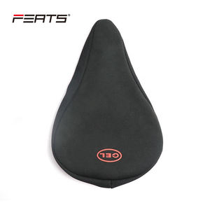 FERTS Slim Shape 280*180mm Polyester + <span class=keywords><strong>GEL</strong></span> avec points antidérapants <span class=keywords><strong>sur</strong></span> le dos et bandes bouclées pour l'ajustement de la housse de <span class=keywords><strong>selle</strong></span> coussin de siège - Product Image 3