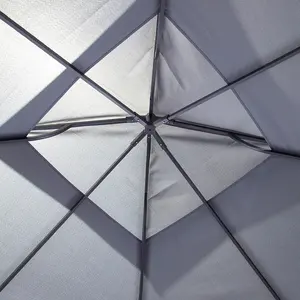 Nội Thất Ngoài Trời Hiện Đại Lều Sân Vườn Khung Thép Gian Hàng Có Lưới Chống Muỗi Vọng Lâu - Product Image 6