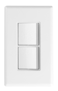 美国标准现代双开/关摇杆墙壁触摸调光灯开关和插座 - Product Image 2