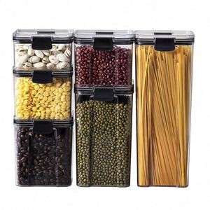Airtight <b>Stackable</b> Plastic Organizer Storage Container Set BPA Free Premium Food Container Food Storage <b>Boxes</b> Bins Lid - Product Image 1