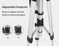 Support de rangement pour trépied en alliage d'aluminium avec support de projecteur à hauteur réglable pour un positionnement dynamique