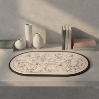 Tapis de bain en diatomite super absorbant, luxe léger, antidérapant, écologique, pour la maison et l'hôtel, séchage rapide, tapis de sol en terre de diatomée
