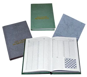 Sang trọng bìa cứng cờ vua scorebook với tùy chỉnh thiết kế in ấn SB06 - Product Image 6