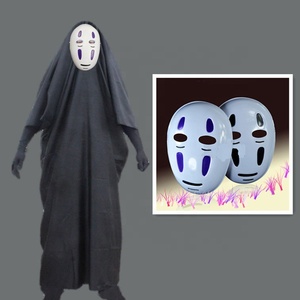 ผู้ใหญ่เด็กฮาโลวีนGhost Monsterไม่มีหน้าMan <span class=keywords><strong>Kaonashi</strong></span>คอสเพลย์เครื่องแต่งกายชุดชุดเครื่องแต่งกายพร้อมหน้ากากเสื้อผ้าถุงมือ - Product Image 3