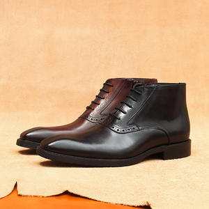 Chaussures Homme Vintage en Cuir Véritable Sculpté, Respirantes et Légères, Idéales pour Mariage et Automne – Vente en Gros - Product Image 4