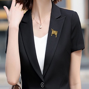Broche de Peito de Animal em Liga de Zinco, Estilo Retrô Bronze Antigo, Zodíaco, Elegante e Personalizado, para Vestuário - Product Image 2