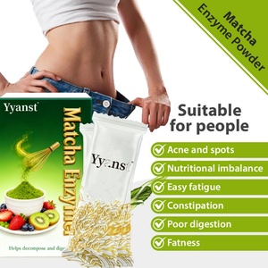 Poudre Détox Minceur et Digestion OEM/ODM de Haute Qualité au Goût Matcha pour la Perte de Poids et la Détoxification Corporelle - Product Image 3
