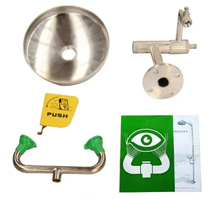 Estación <span class=keywords><strong>de</strong></span> <span class=keywords><strong>Lavaojos</strong></span> <span class=keywords><strong>de</strong></span> Emergencia Histay Personalizada <span class=keywords><strong>de</strong></span> Acero Inoxidable SS304, Montada en <span class=keywords><strong>Pared</strong></span>, Flujo <span class=keywords><strong>de</strong></span> 11.4L/Min, Presión <span class=keywords><strong>de</strong></span> 0.2-0.6MPA, Acabado Plateado - Product Image 3