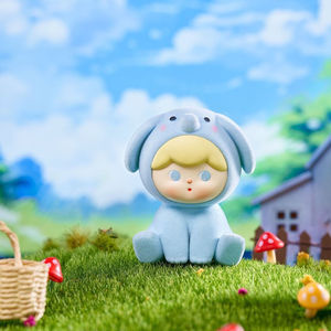 Genuino Hello Island <span class=keywords><strong>NEGO</strong></span> Oficina PVC caja ciega tres generaciones bosque amigos serie adorno hecho a mano Animal marea juguete para regalo - Product Image 2