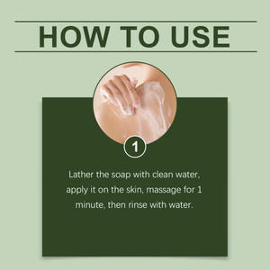 OUHOE Bitter Gourd Herbal Sanft Haut befeuchtet und reinigt Poren Bad Körpers eife - Product Image 5