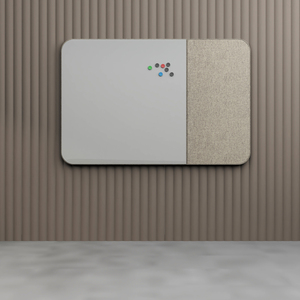 Parete acustica che scrive gli schermi bianchi del bordo per la parete operabile della sala riunioni dell'aula per la scuola dell'ospedale facile installano - Product Image 1