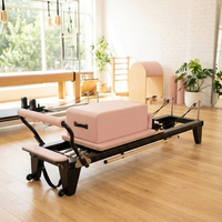 Système de corde à barre mobile à rétraction automatique pour entraînement de base professionnel pour femmes, équipement de Pilates commercial en aluminium, Reformer Pilates
